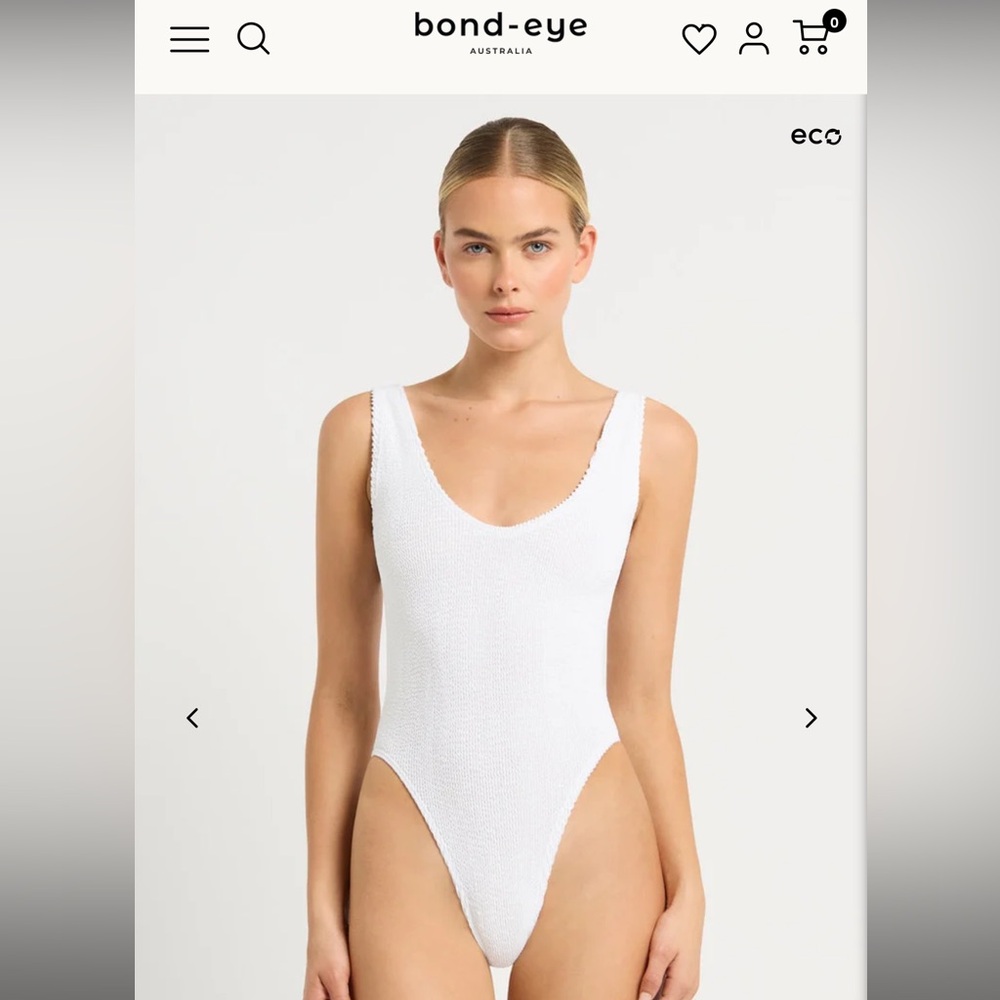 Bond-eye Australia White Mara One Piece